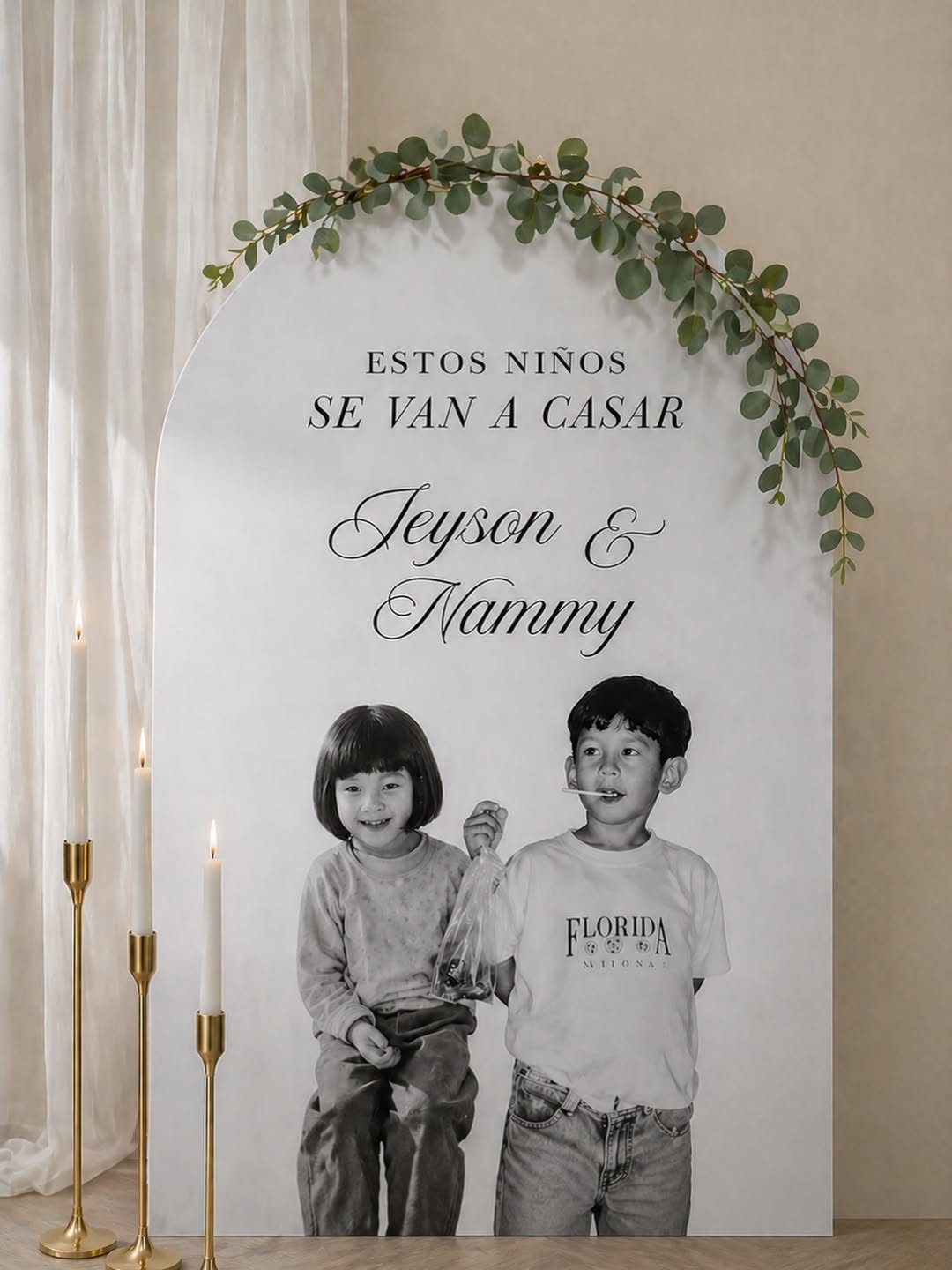 Letreros para boda