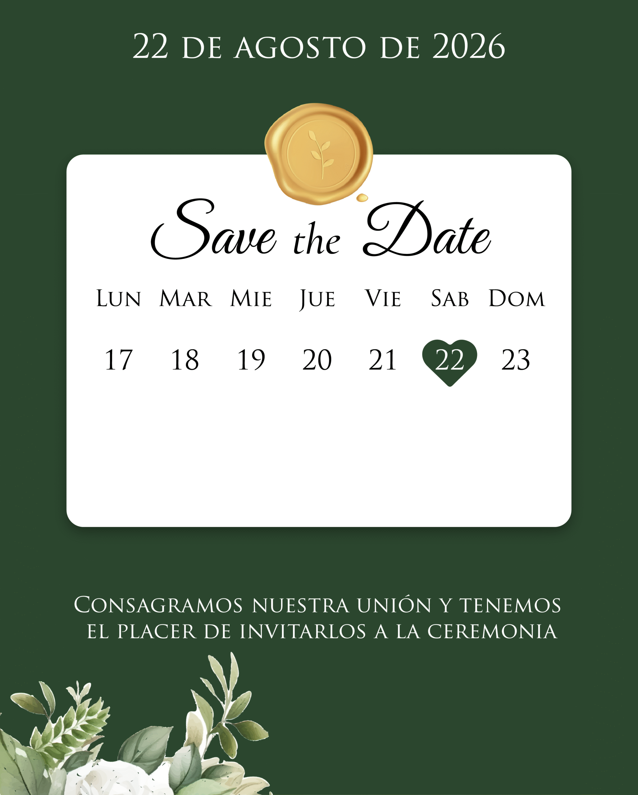 Invitación de Alejandra
