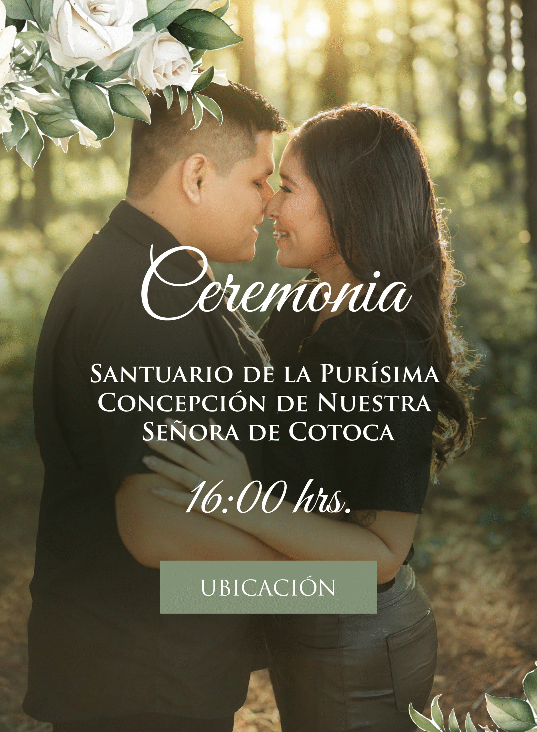 Ubicación de la ceremonia