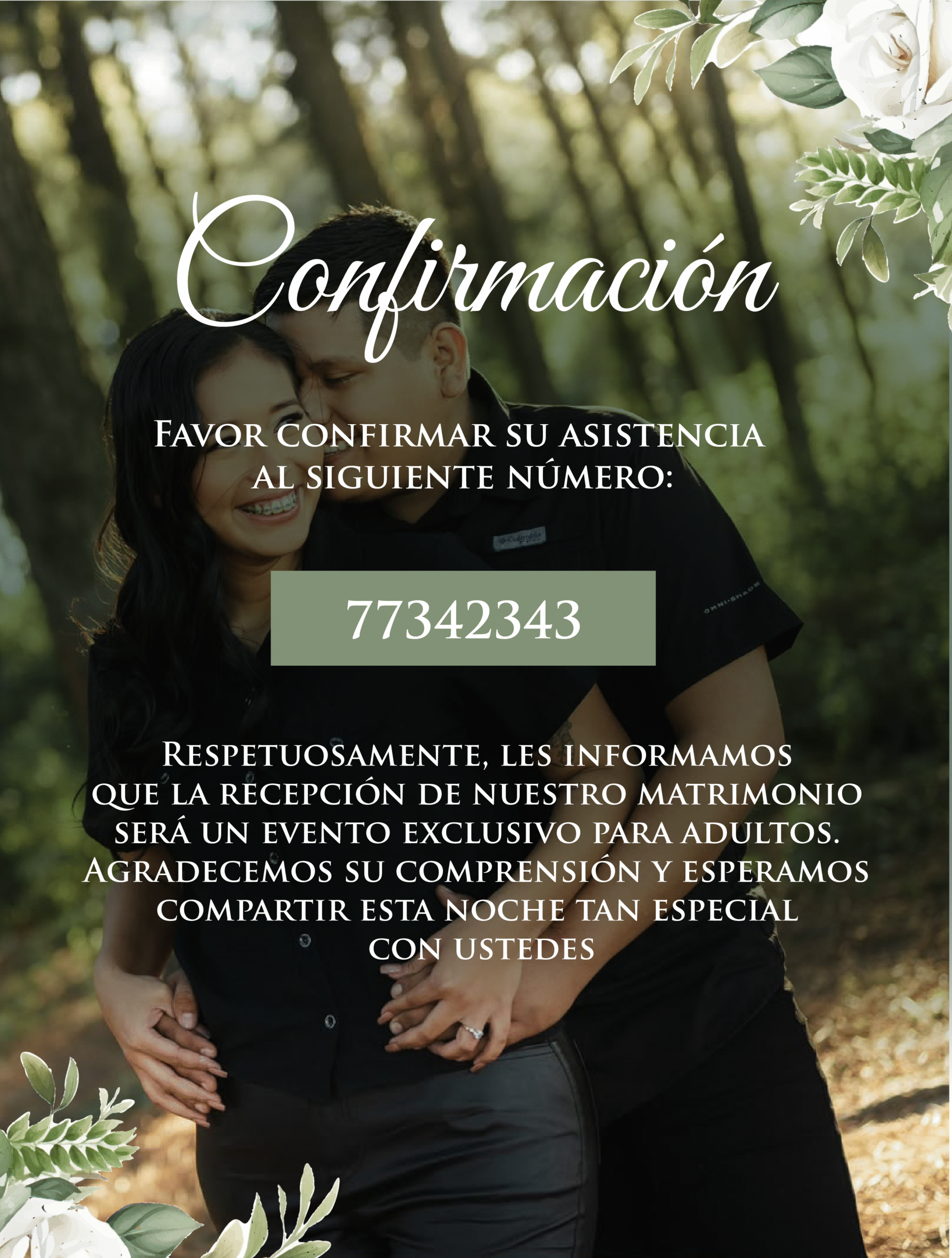 Confirmación de asistencia